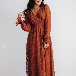 Bridget Textured Maxi Dress - M - Baltic Born